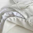 Set lenjerie de schimb pentru patut bebe din 3 piese Velvet Milky